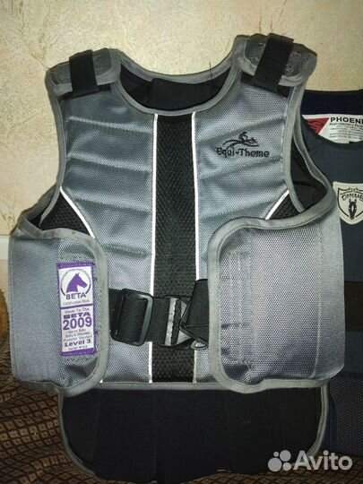 Новый шлем для верховой езды и защитные жилеты