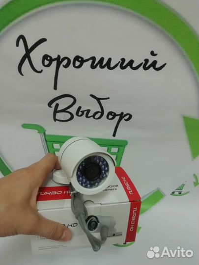 Камера для видеонаблюдения новая 2мп ахд турбо жд