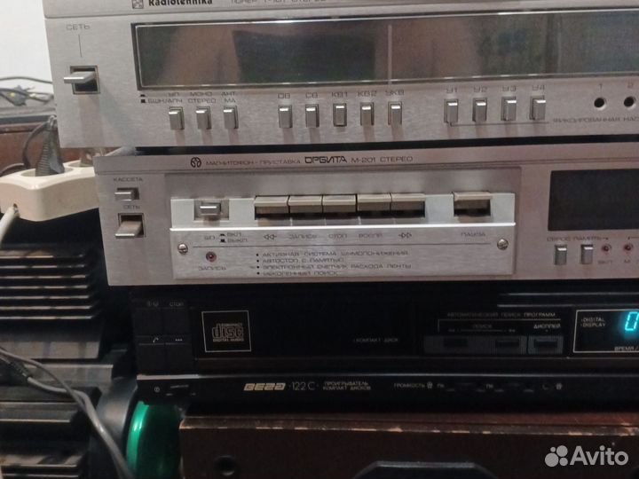 Эквалайзер, магнитофон, проигрыватель СССР
