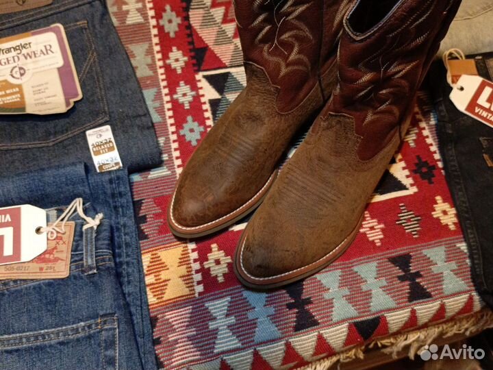 Сапоги Justin Boots Stampede Western US 11EE/29см