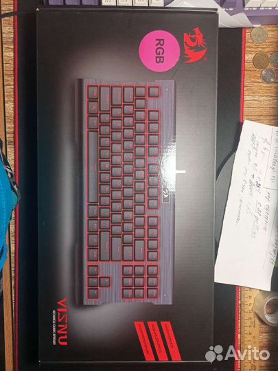 Игровая механическая клавиатура Redragon Visnu RGB