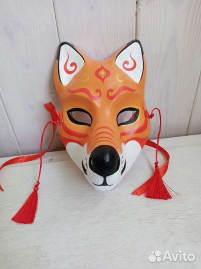 Маска лисы- кицунэ