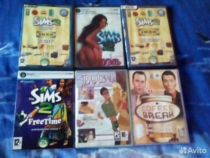 16-ть PC dvd игры одним лотом