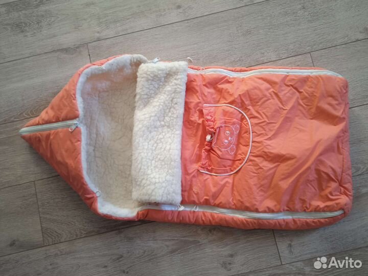 Зимний конверт в коляску