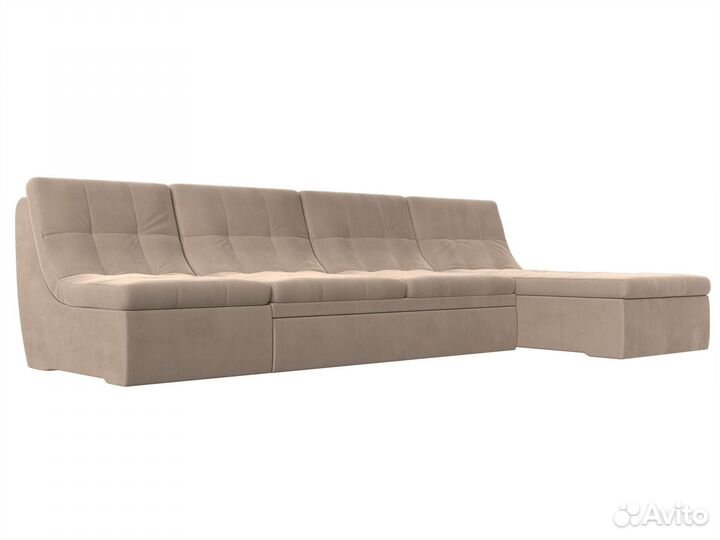 Угловой модульный диван Холидей, Велюр, Модель 101