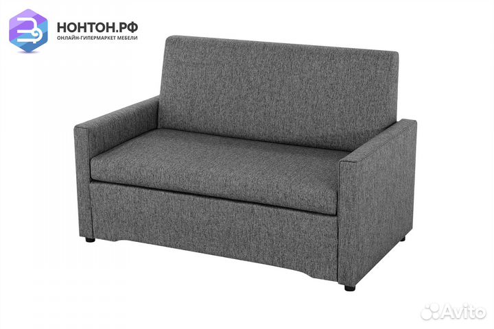 Диван выкатной Виктория-5 с кантом серый