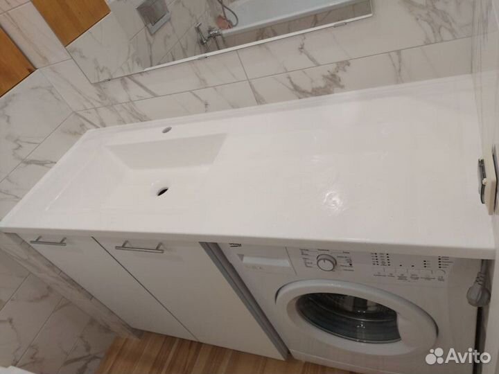 Столешница из искусственного камня с раковиной