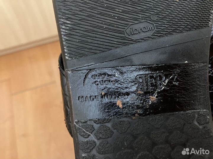 Шлепки мужские кожаные 44