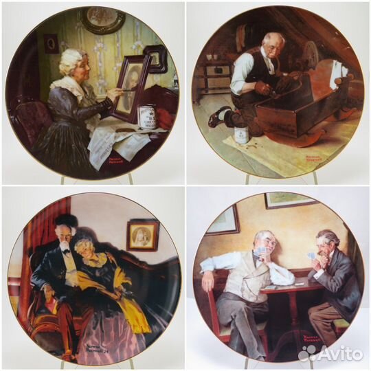 Тарелки серии «Золотые Моменты» Роквелл