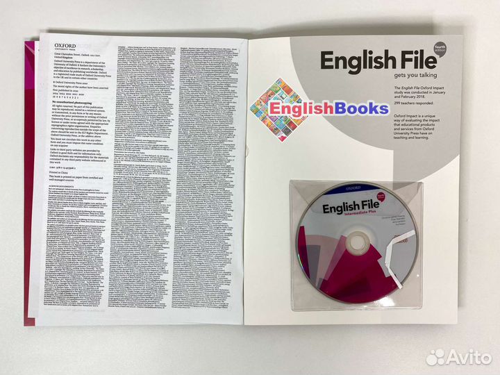 English file 4ed intermediate plus комплект, новые