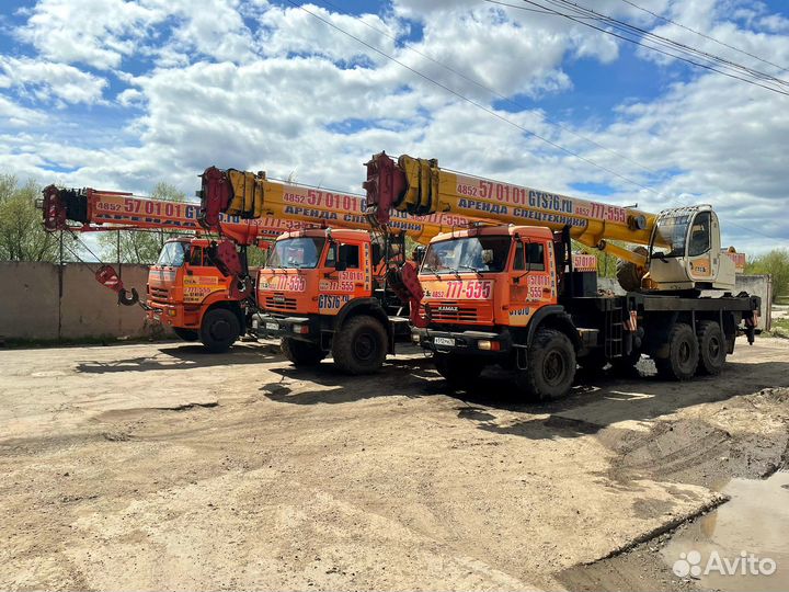 Аренда Автокрана вездеход г/п 25 тн стрела 31 м