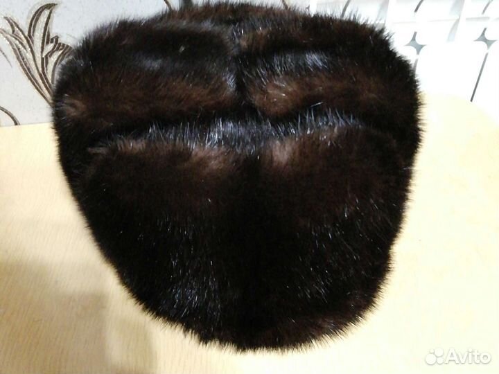 Норковая шапка мужская