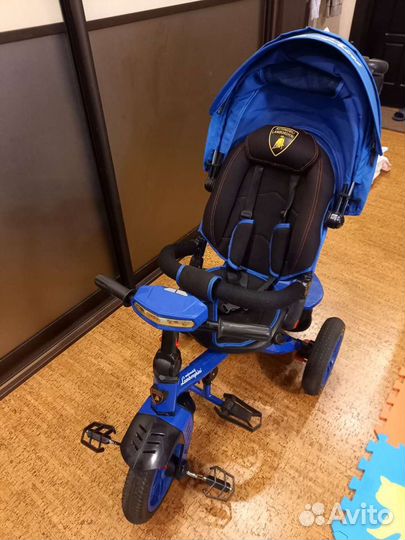 Детский трехколесный велосипед Ламборджини