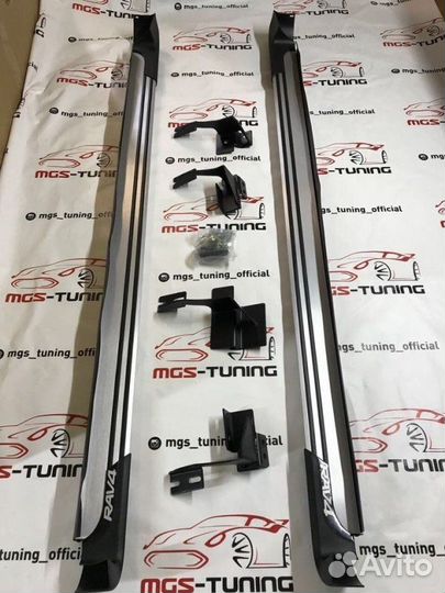 Новые пороги на Toyota RAV 4 2013-2015