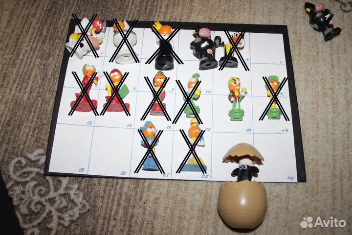 Игрушки из шоколадных яиц, ч.3