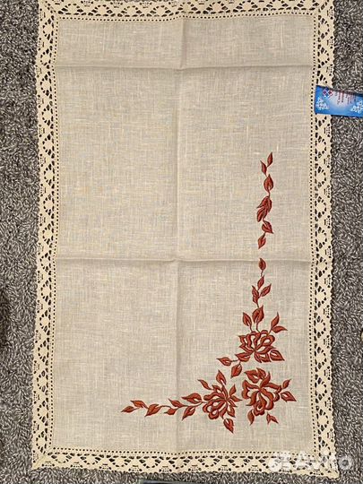 Текстиль лён (полотенца, скатерти, отрезы) СССР