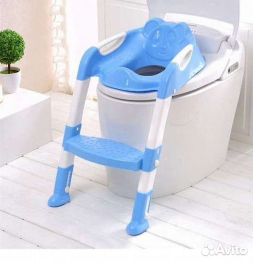 Сидушка детская на унитаз со ступенькой