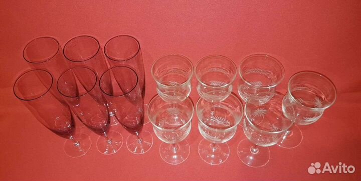 Фужеры и бокалы из СССР