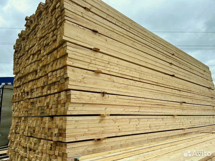 Доска обрезная 40х200х6000мм ГОСТ