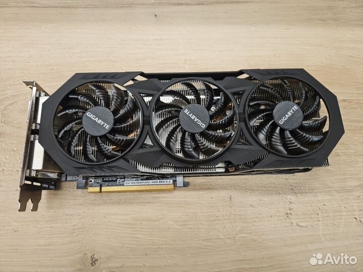 Видеокарта Gigabyte Geforce GTX 970 wf oc 4gb