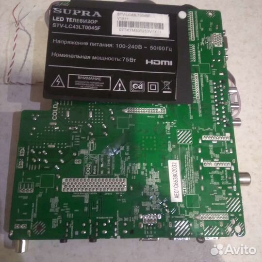 Плата для телевизора Supra