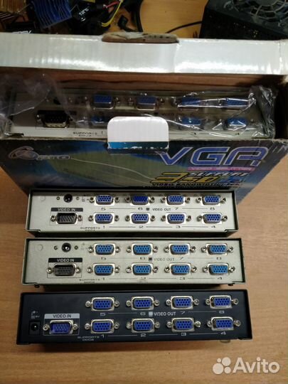 Vga сплитеры (разветвители) 8 портов