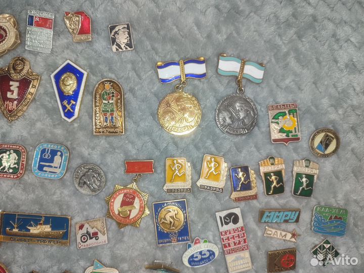 Значки СССР 140штук