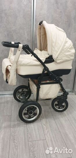 Коляска 2 в 1 adamex Nitro эко-кожа