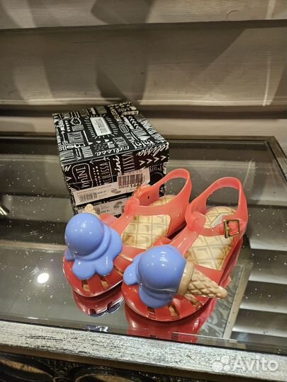 Mini Melissa босоножки резиновые с мороженным 27