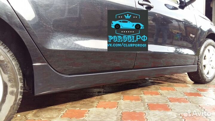 Пластиковые Пороги Фольксваген Поло