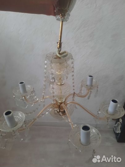 Люстра хрустальная чехия