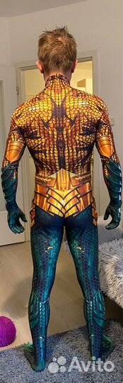 Врослый костюм аквамена