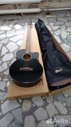 Cort AB 850F BK бас акустический гитара