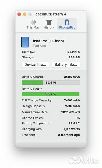 iPad pro 11 m1 256gb wifi