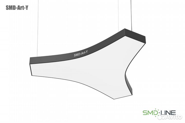 Светодиодная потолочная люстра в форме Луча