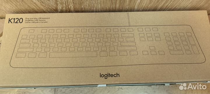 Клавиатура проводная Logitech K120