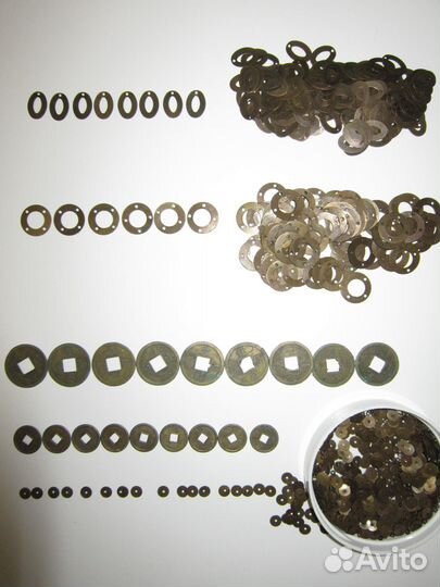 Пайетки металлические для рукоделия