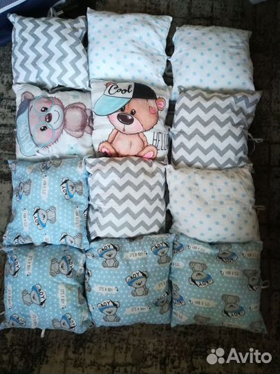 Бортики в детскую кроватку