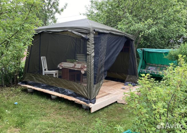 Шатер тент усиленный каркас (кухня, беседка)