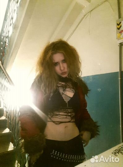 Бомж свитер. Ручная работа