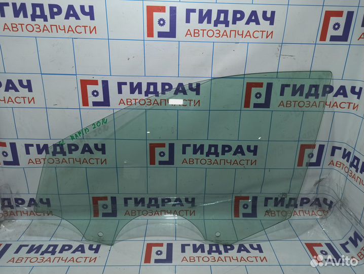 Стекло двери передней левой Skoda Rapid (NH3) 5JA8