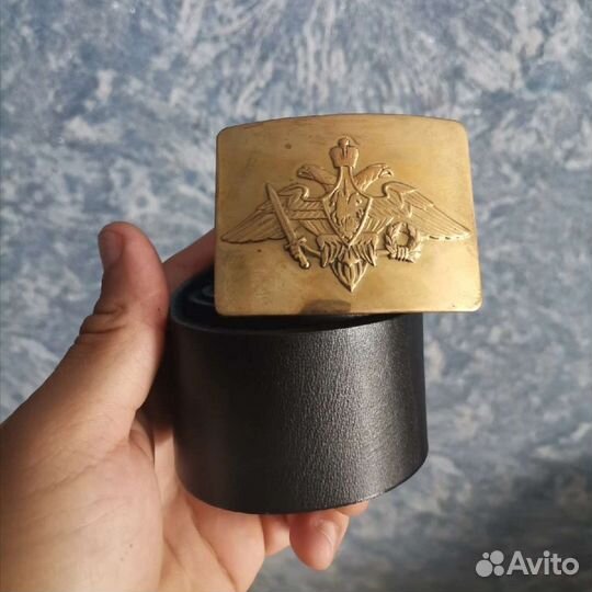 Ремень с бляхой