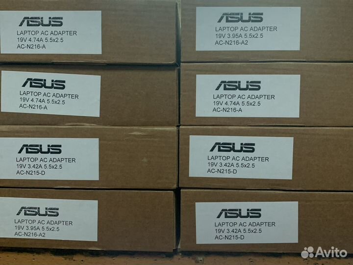 Блоки питания для ноутбуков asus