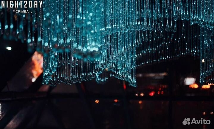 Оптоволоконная люстра optic light