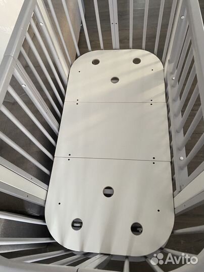 Детская кроватка трансформер с маятником