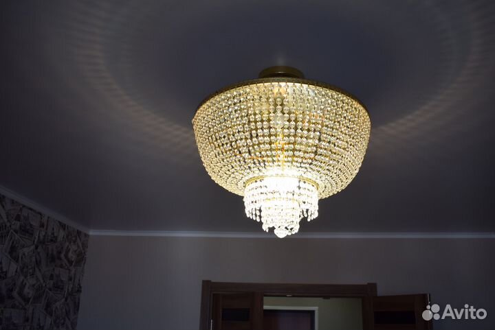 Люстра хрустальная чехия