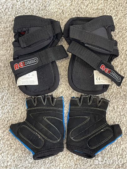 Комплект защитной экипировки Reaction + перчатки