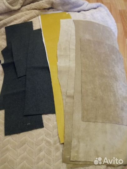 Лоскутки разных тканей