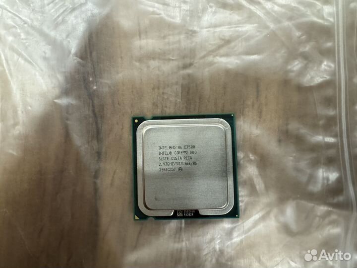 Процессор Intel core 2 duo e7500