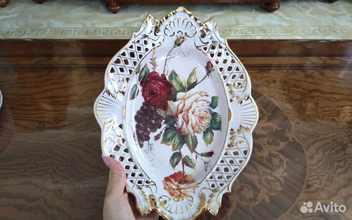 Розовый фарфор limoges